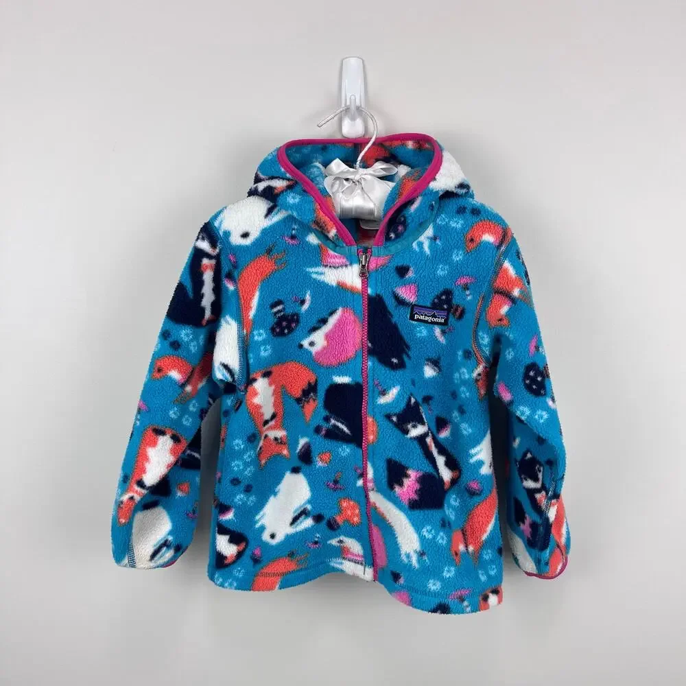 Patagonia Hooded Fleece Critter Jacket 3T